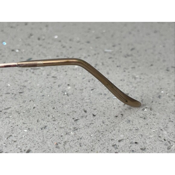 Lawrence Eyewear Eyeglasses Frames ONLY IM596 Coral 51-17-130 Pink/Gold Italy - Picture 5 of 13